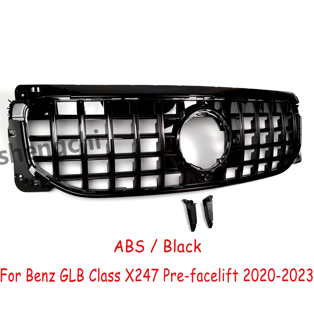 GLB X247 W247 GT Grille For Mercedes Benz GLB Class X247 Normal Style GLB180 GLB200 GLB250 2020-2023 Front Grill NO Fit AMG line