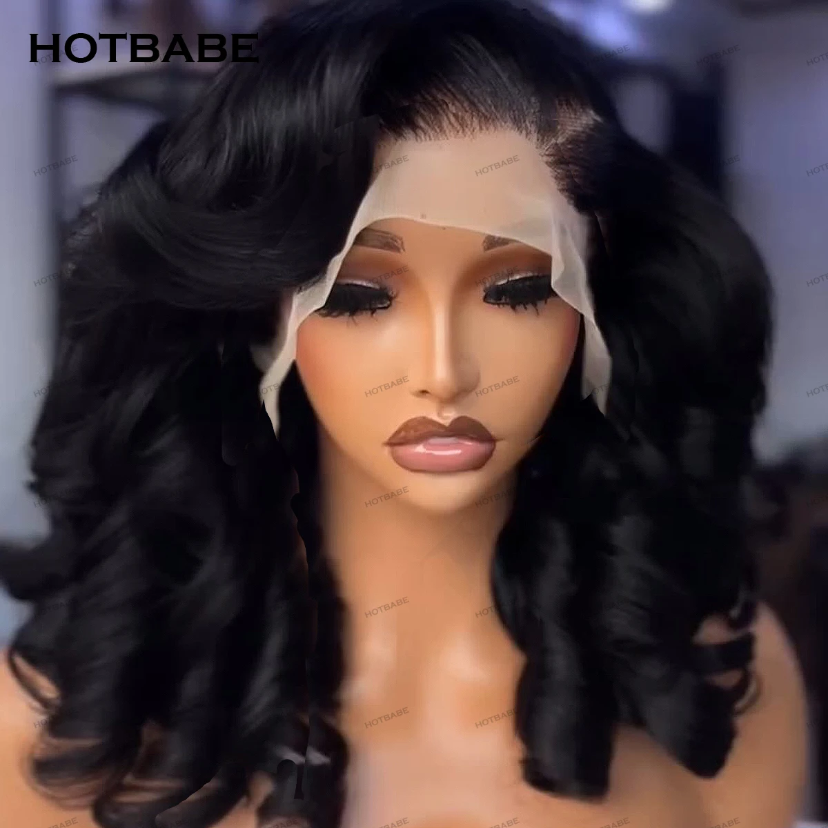 

400 Density Glueless Wigs Human Hair Bouncy Curly 13×4/13×6 HD Lace Frontal Wigs 360 HD Transparent Lace PrePlucked Wear And Go
