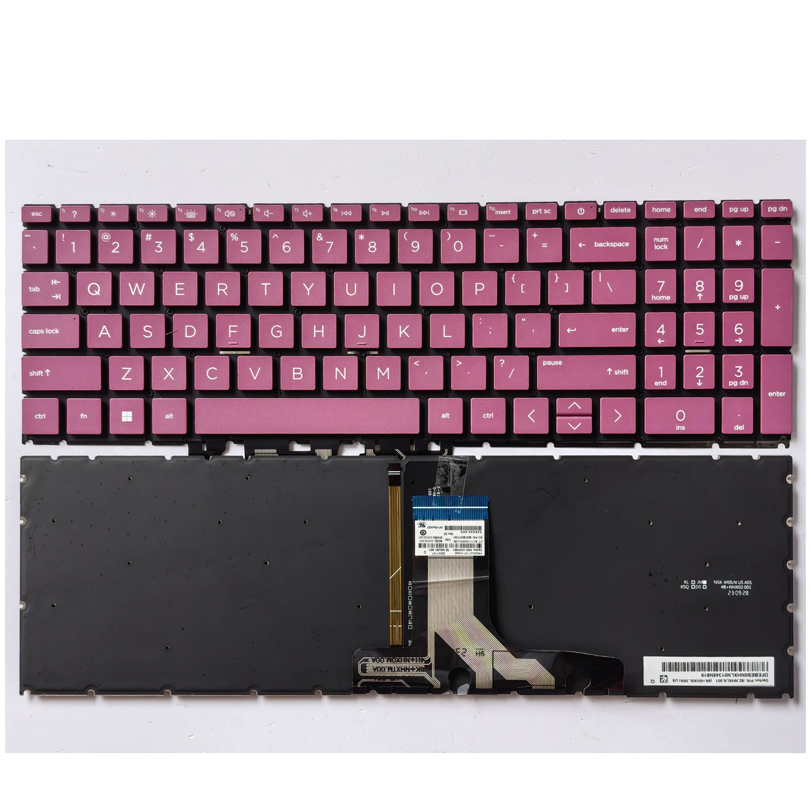 Laptop Keyboard for HP TPN-Q246/Q245 15-EH 15-EG EG0102 15-ER 15M-EH US Backlit Red