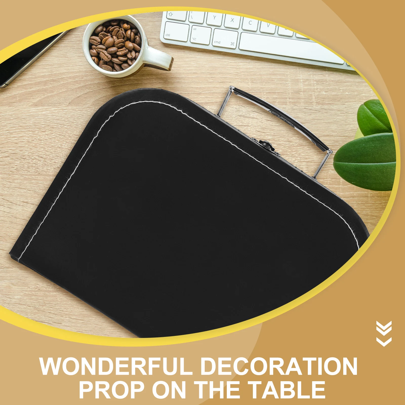 

Suitcase Storage Box for Wedding Birthday Gifts Jewelry Stationery Portable Favor Present Container Gift Packing