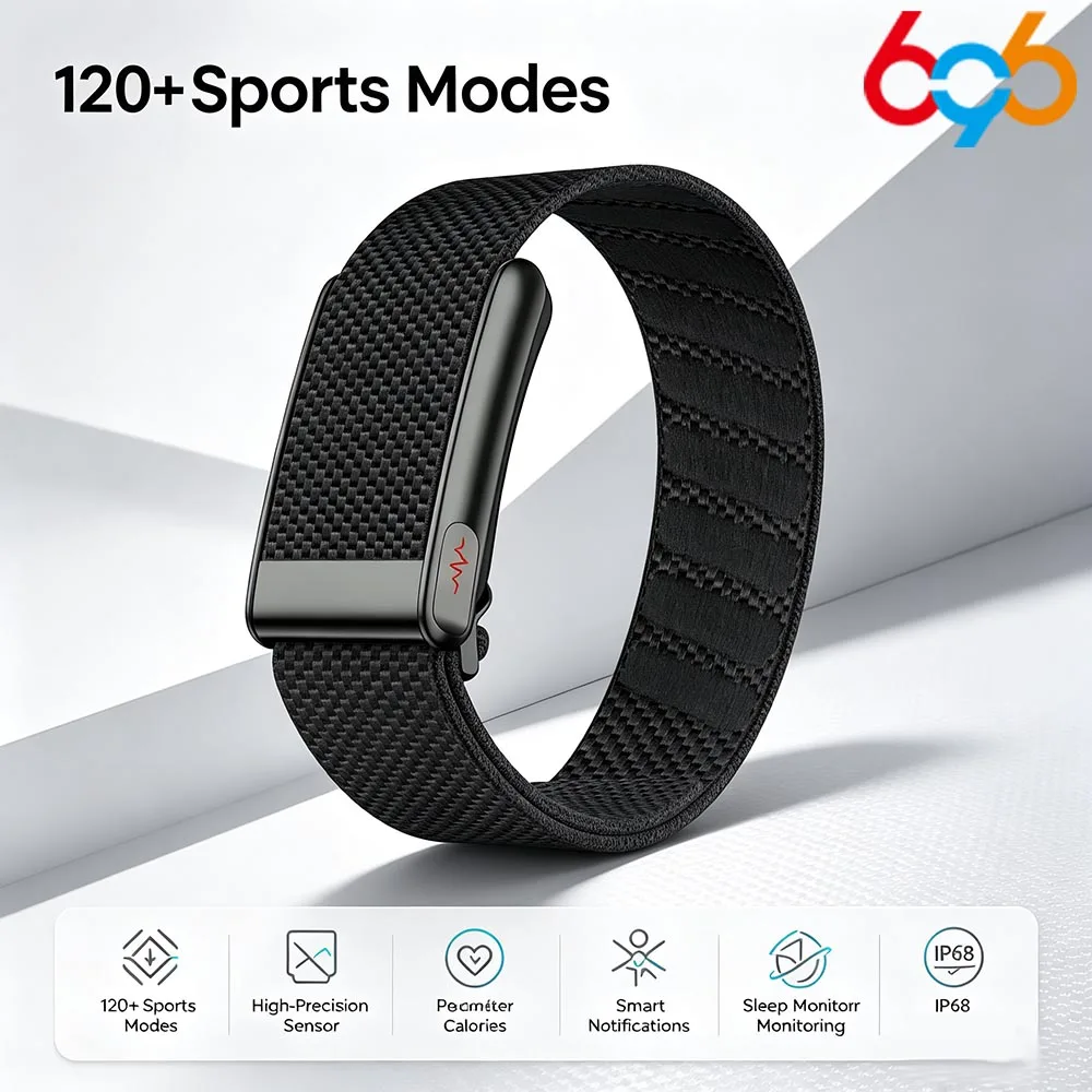 Nursing Grade Smart Bracelet Waterproof NFC Screenless Smartwatch Man Women Sleep Monitoring Health Band Sport Fitness Tracker