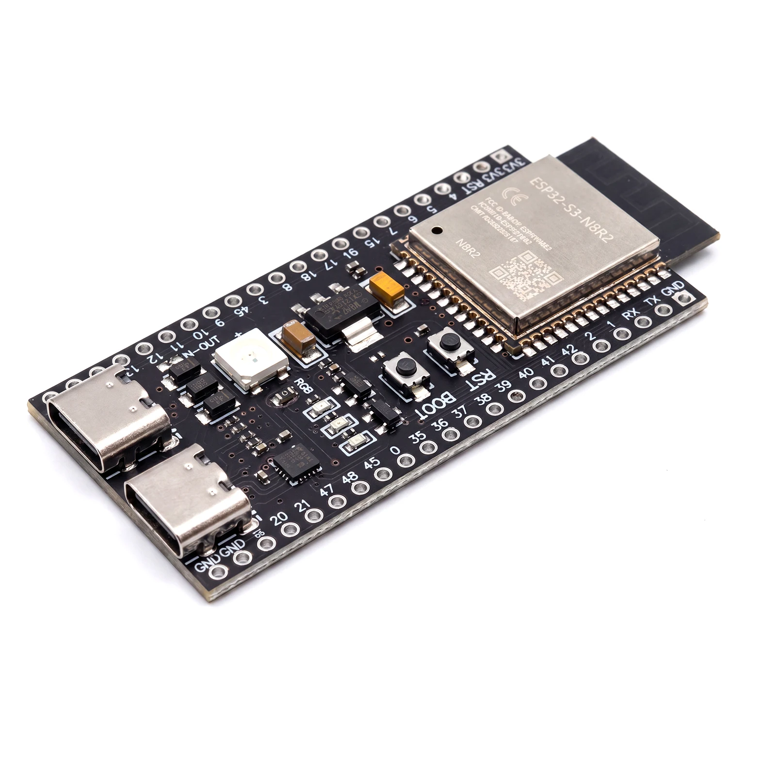ESP32-S3 N16R8 N8R8 DevKit Dual-Core Xtensa LX7 240MHz WiFi Bluetooth 5.0 USB-C CH343 GPIO-Board für Arduino MicroPython – Detail 19