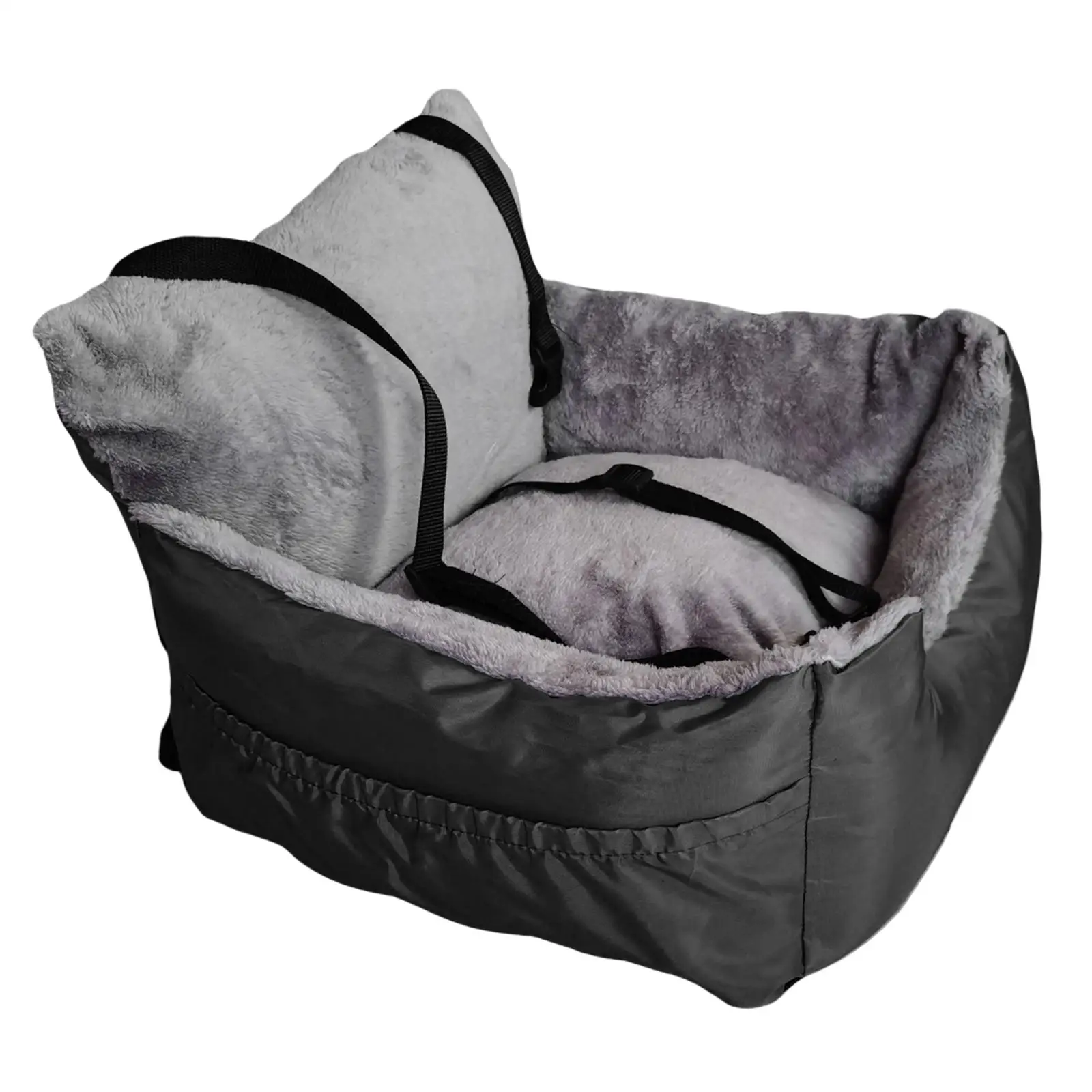 Dog Car Seat Booster Seat Carrier Cage Bed Detachable Small Medium Dogs Portable Car Armrest Box Puppy Carrier Seat for Outdoor