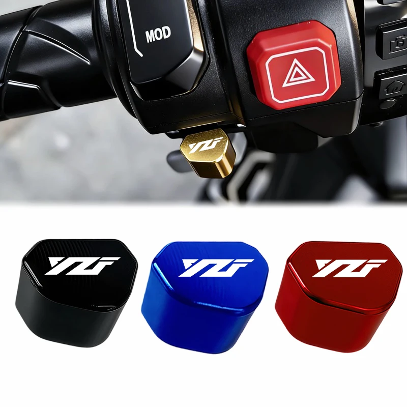 

Motorcycle turn signal switch button modification turn key cap For YAMAHA YZF R1 R3 R6 R7 R25 R125 R1M YZFR1 YZFR3 YZFR6 YZFR7