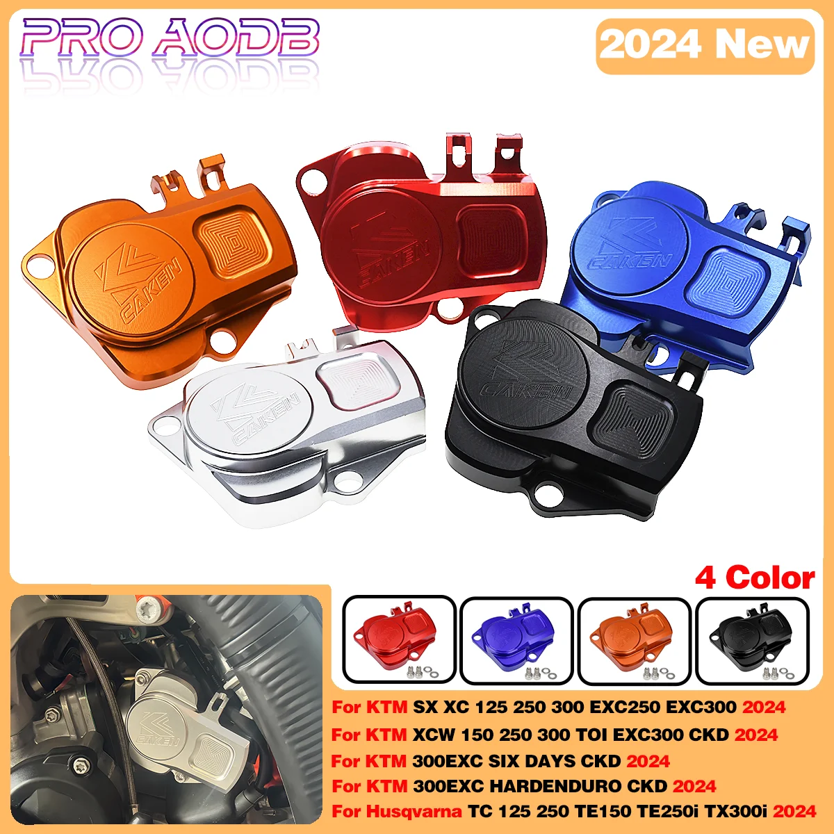 

2024 New CAKEN CNC Carburetor Solenoid Valves Guard Cover For KTM SX XC 125 250 300 EXC250 EXC300 XCW 150 250 300 TOI EXC300 CKD