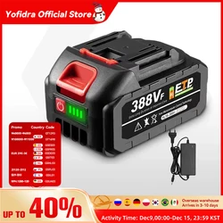 Yofidra Rechargeable Li-Ion Battery 7500mAh-22500mAh High Capacity Power Tool Replace Battery For Drill Wrench Blower Tool