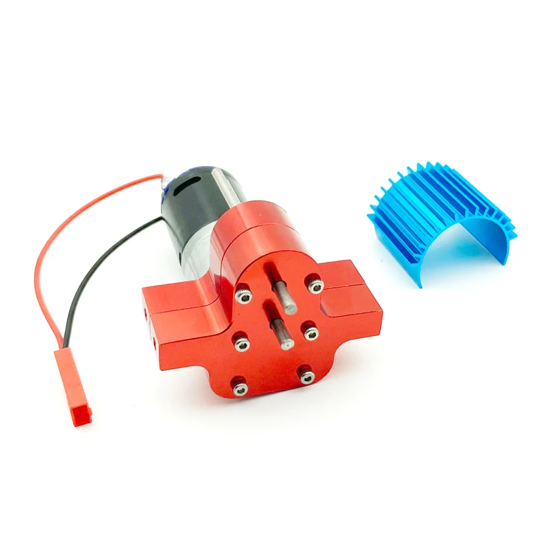 Metal Transmission Gearbox 370 Motor is Suitable for MN 1:12 D90 D91/WPL B14 B24 C14 C24 1:16 RC Car General Upgrade Accessories