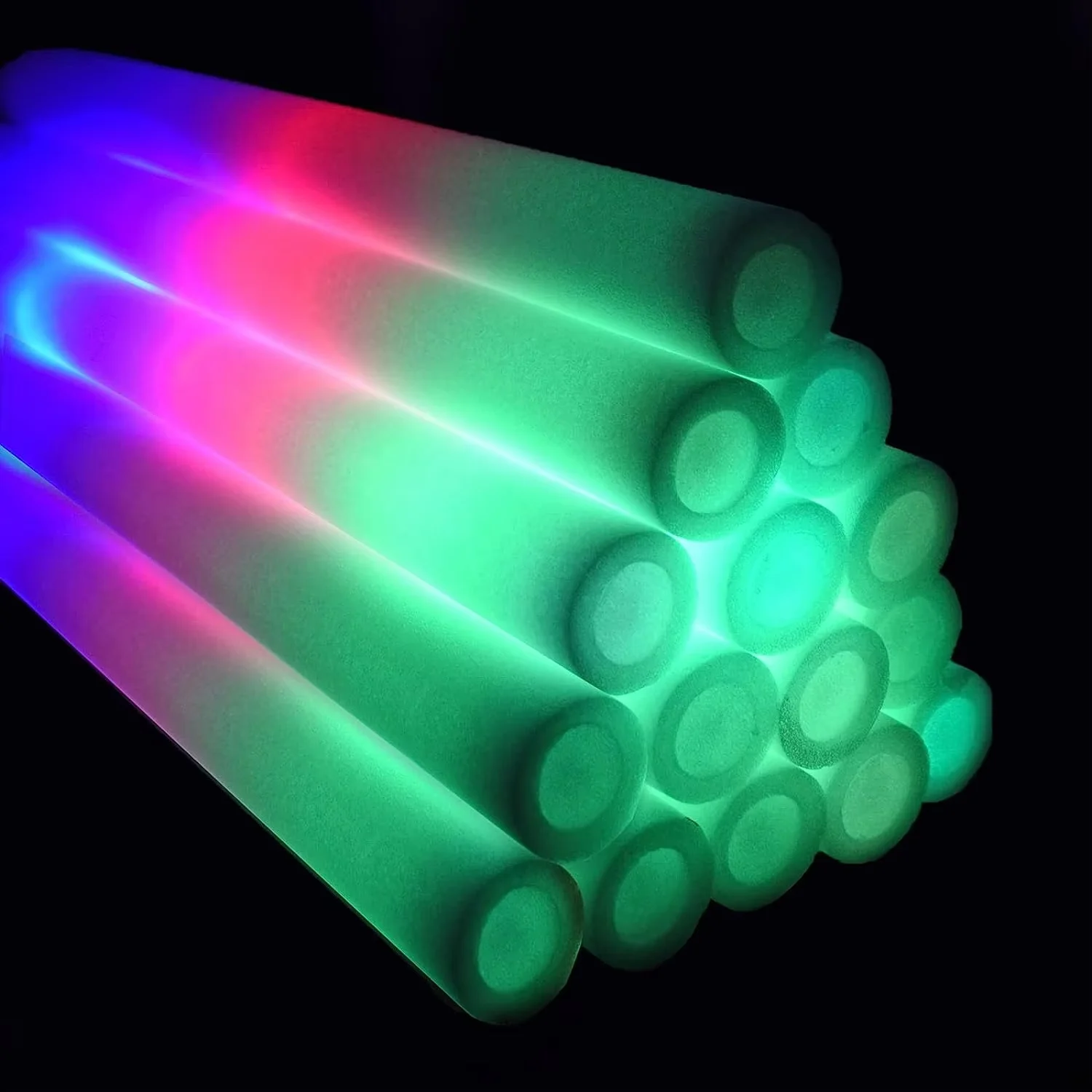 

Promotional Factory Price Multi Color Led Light Foam Glow Sticks Concert Party Supplies