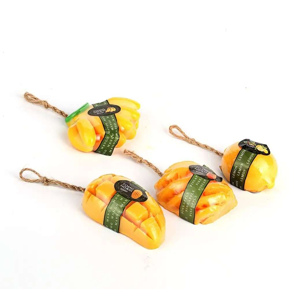 

Mini Simulation Fruit Soap Skin Cleaning Moisten Brighten Skin Children's Bath Soap Vegetable Soap Gifts