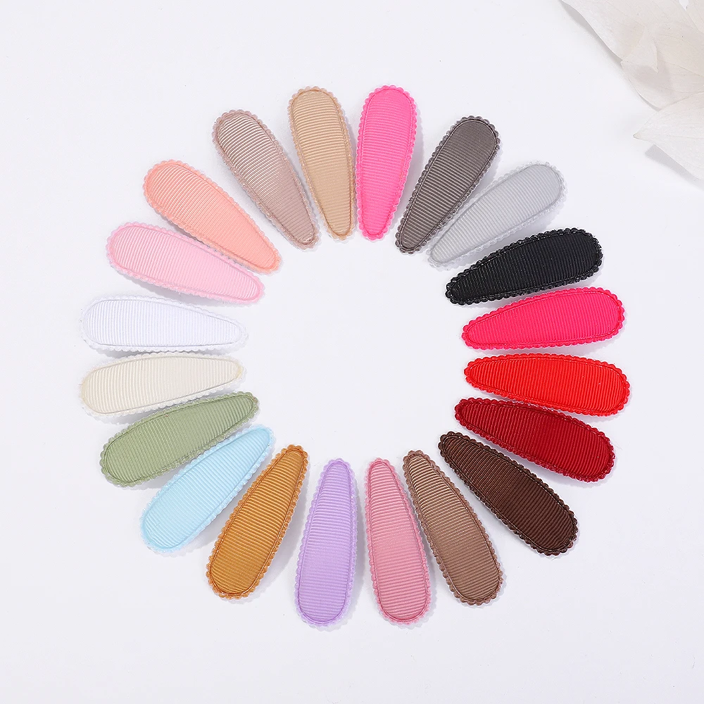 10Pcs Kids Basic Snap Hair Drop BB Clip Girls Solid Color Hairpin Sweet Headwear Baby Hair Accessories Barrettes Gift Wholesale