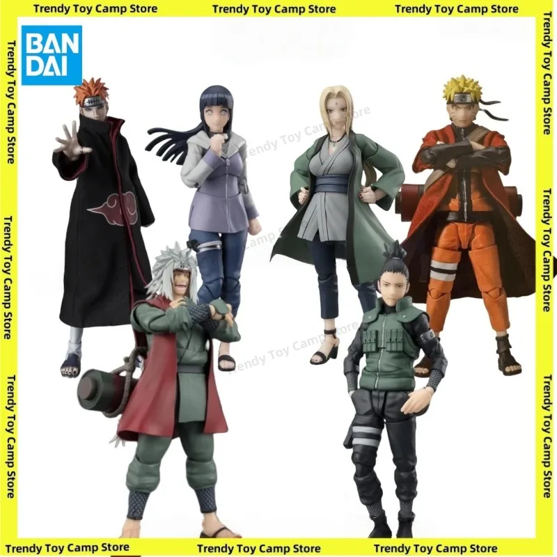 

【В наличии】BANDAISHF Naruto Pain Nara Shikamaru Naruto Uzumaki Gang Shou Hinata Thuja Jiraiya Аниме Персонаж Подарочная коллекция