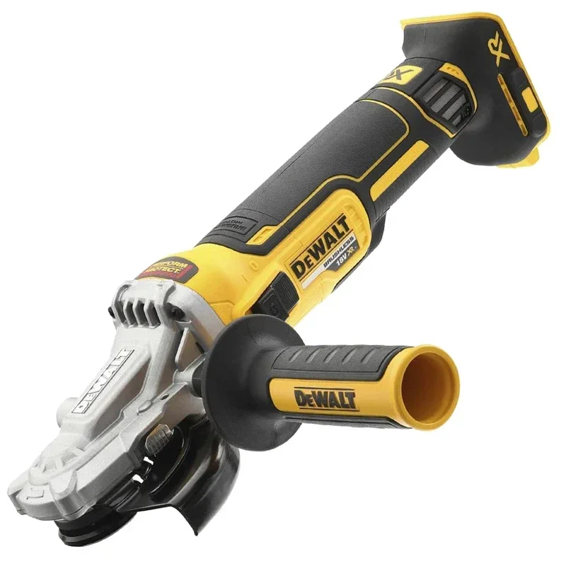 Dewalt DCG405FN Angle Grinder XR 125mm 18V Brushless Lithium charged Industrial Special Polishing Flat Head Power Bare Tool