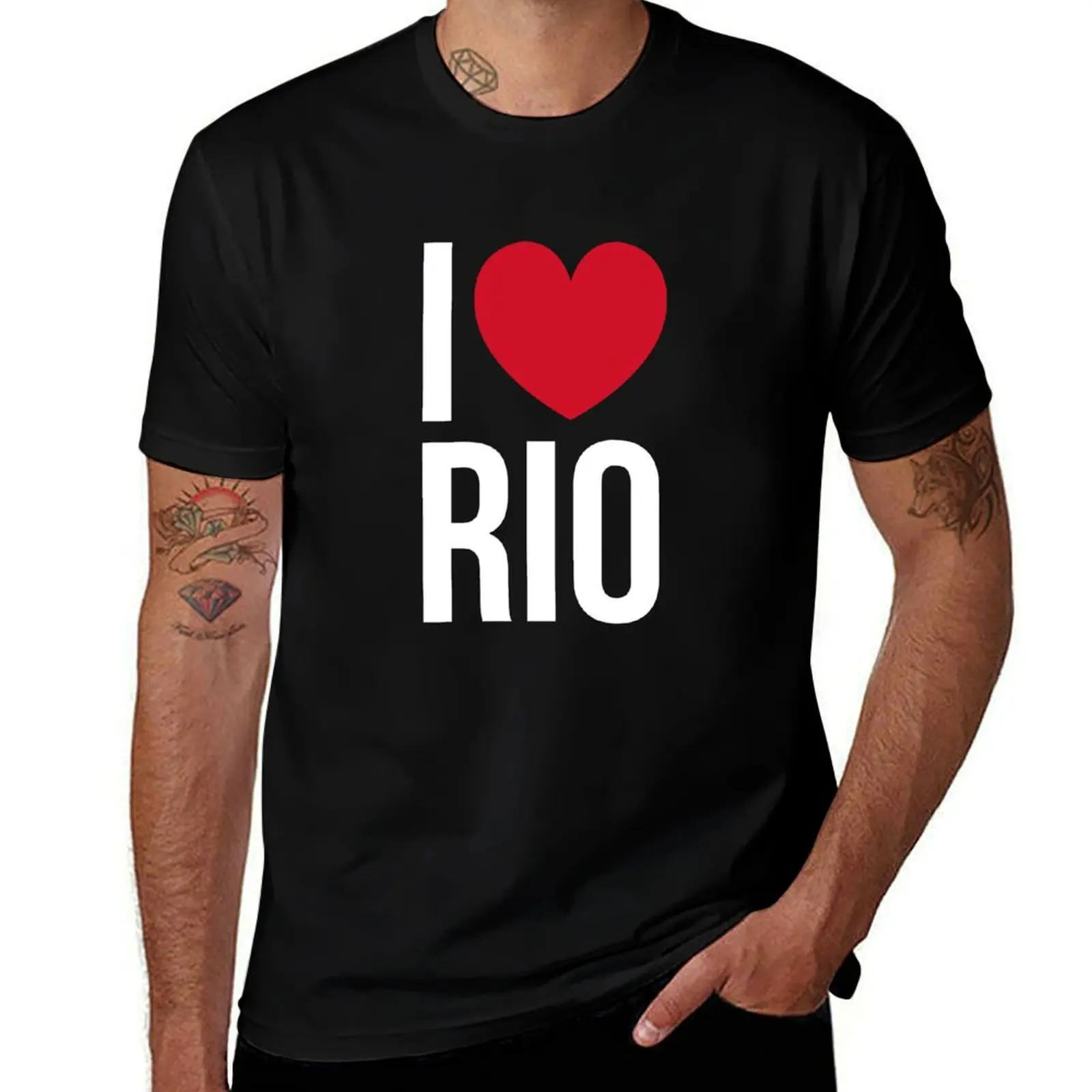 

shirts t t shirt prints T-Shirt with plain I man Love Rio