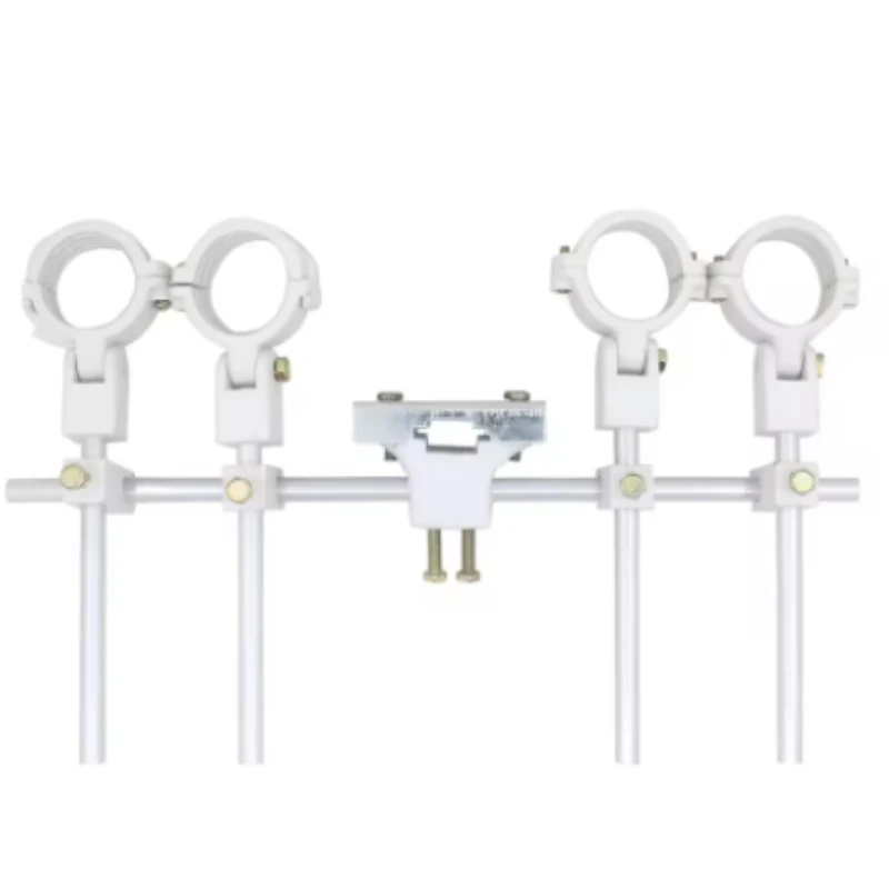 

1PC 5-Sat Brackets Rail Universal Fixture Multi LNB Holder Set Multi Sat Brackets for Ku Band LNB-in Satellite TV