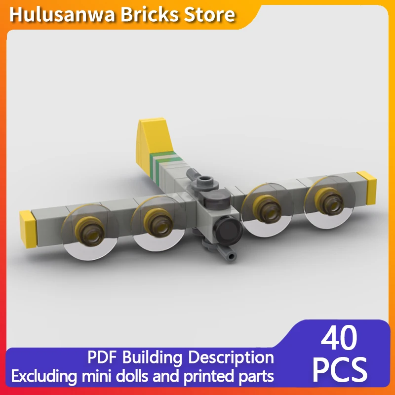 

B-17 WW2 военные истребители модель MOC строительные кирпичи военное оборудование модульные технологии подарки праздник сборка детские игрушки