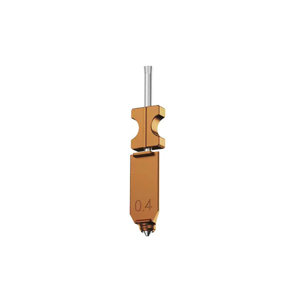 FLASHFORGE Nozzle voor AD5X 3D-printer vervangend onderdeel, maten 0,25 mm/0,4 mm/0,6 mm/0,8 mm Hotend-assemblage