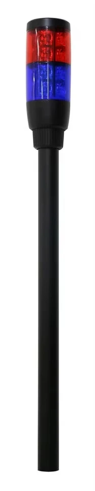 仙ケン工場価格 アルミ合金製LEDストロボフラッシュ警告ポールライト オートバイ後部警告灯