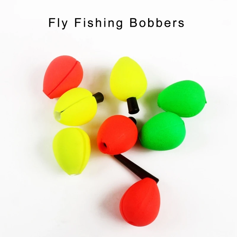 30pcs Floating Bobber Indicators Fishing Bobbers for Freshwater Saltwater Foam Strikes Indicators Float Fishing Float