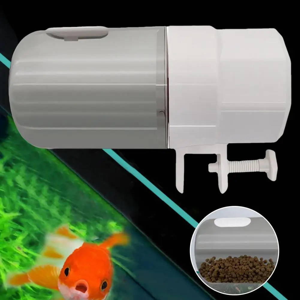 Fish Tank Feeder 3 Gear Timing Regulation Bite Resistance Mute Fish Feeder For Aquarium Alimentador De Tanque De Peixe