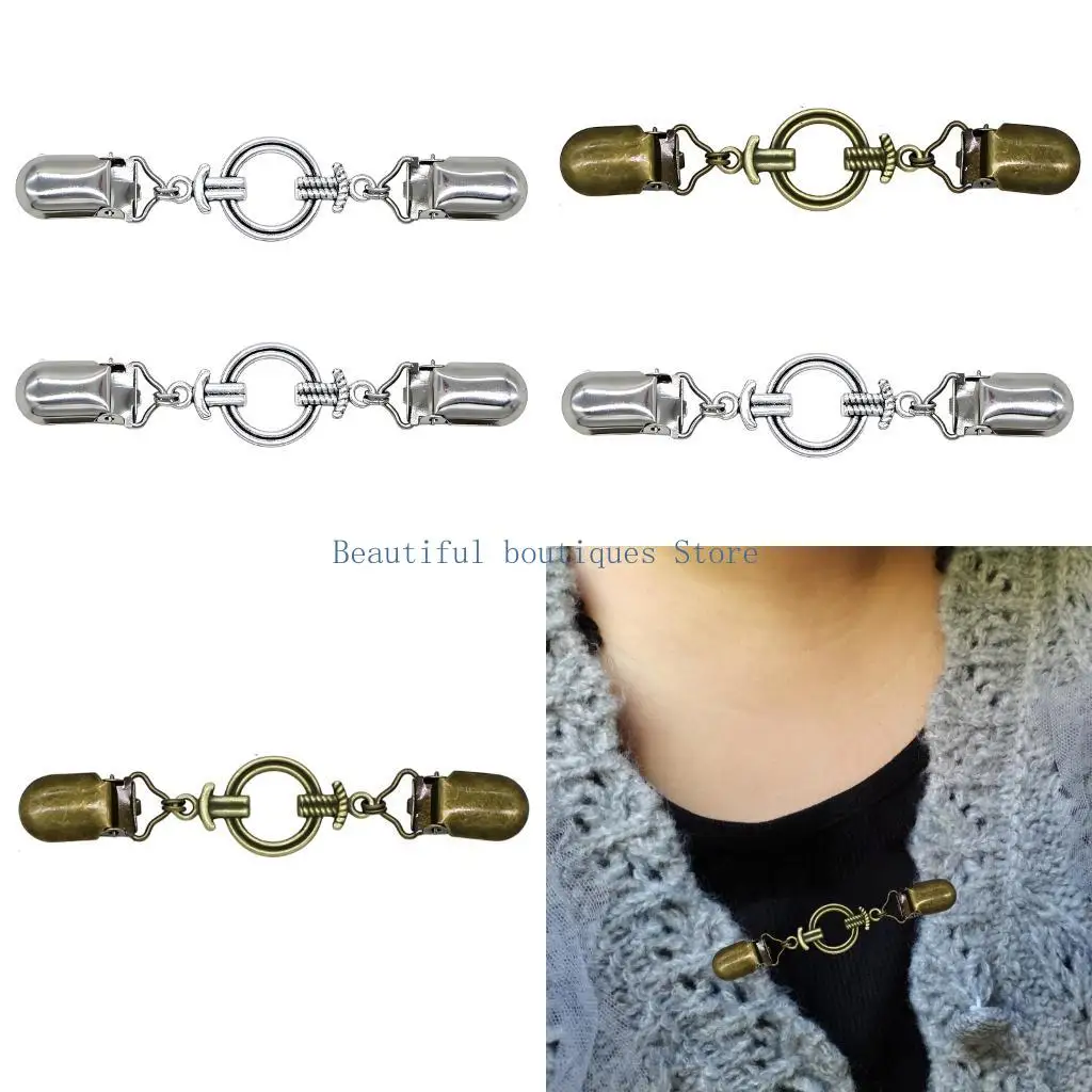 U4LF Timeless Vintage Inspired Clasp For Securing Lightweight Wraps And Tops