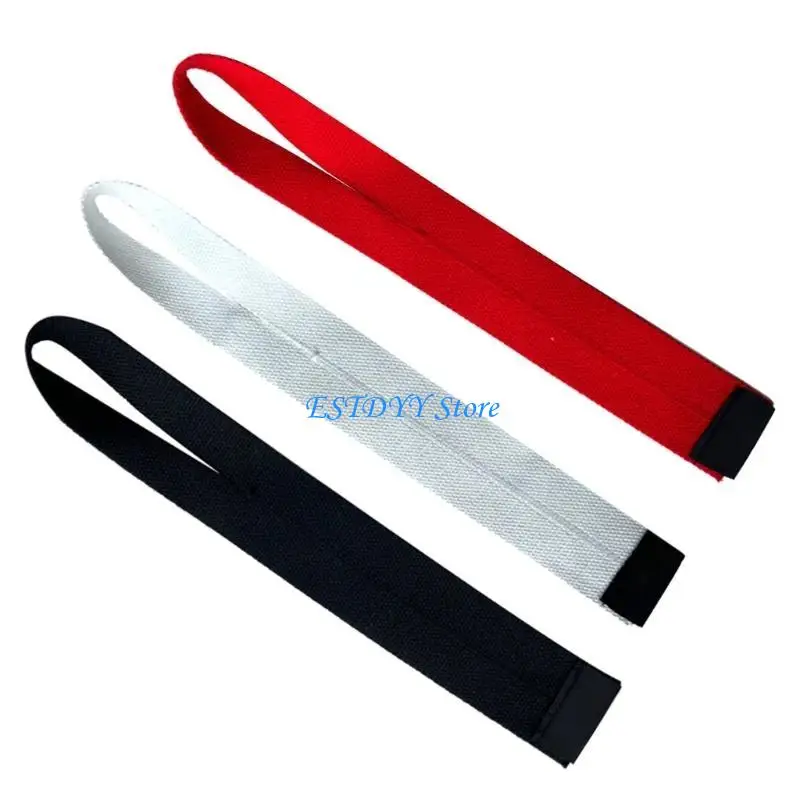 

G6DE 1Pair Weightlifting Strap Wrist Belt Cotton Wristband for Strength Training