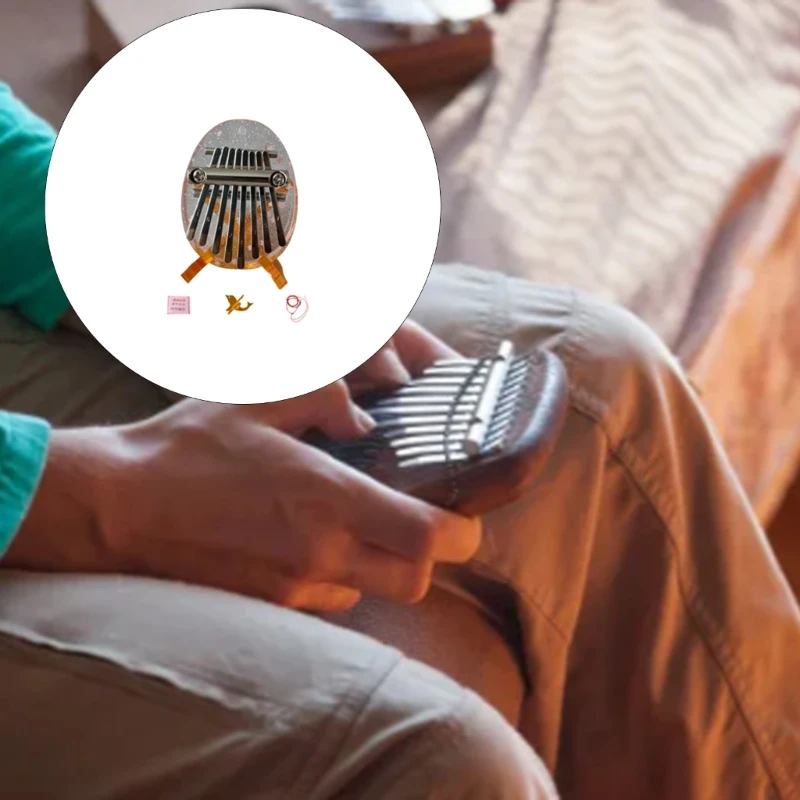 Artillux Thumb Piano Brand New and High Quality 8 Keys Acrylic Kalimba with Lanyard for Kids Musical Instrument Gift view 6