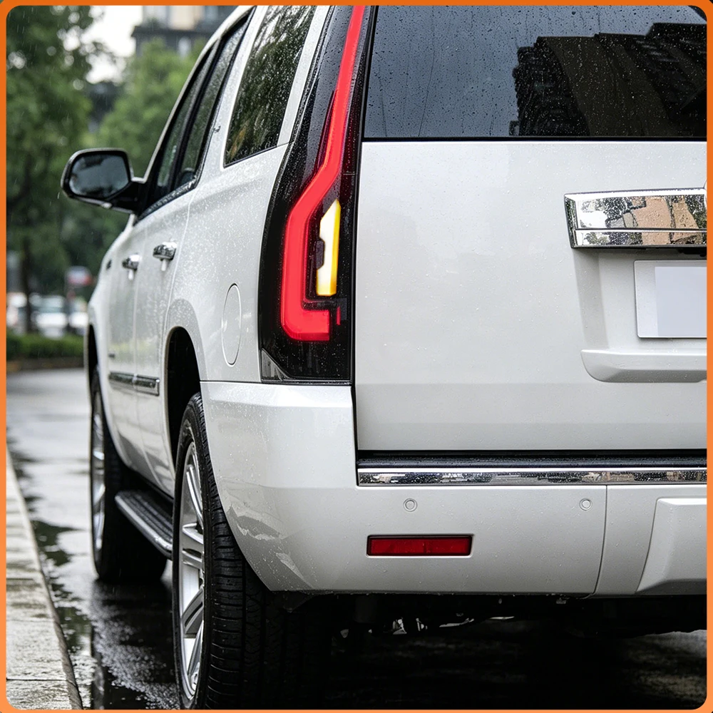 LED Taillight Assembly Rear Lamp for GMC Yukon Cadillac Escalade 2007-2014 Upgrade with DRL Turn Signal Reverse Plug and Play