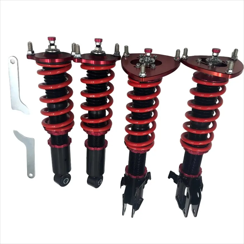 China Factory Price Coilover Suspension Full-height Adjustable Coilover Shock Absorbers Damping Adjustable Coilovers