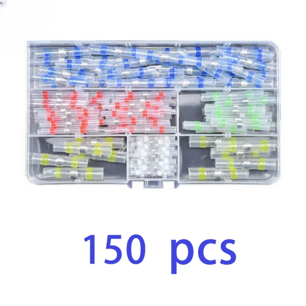 /150PCS /Waterproof /Heat Shrink Terminal Block Set Polyolefin Wire Connectors Kit For Automotive Marine Outdoor Wiring Electric