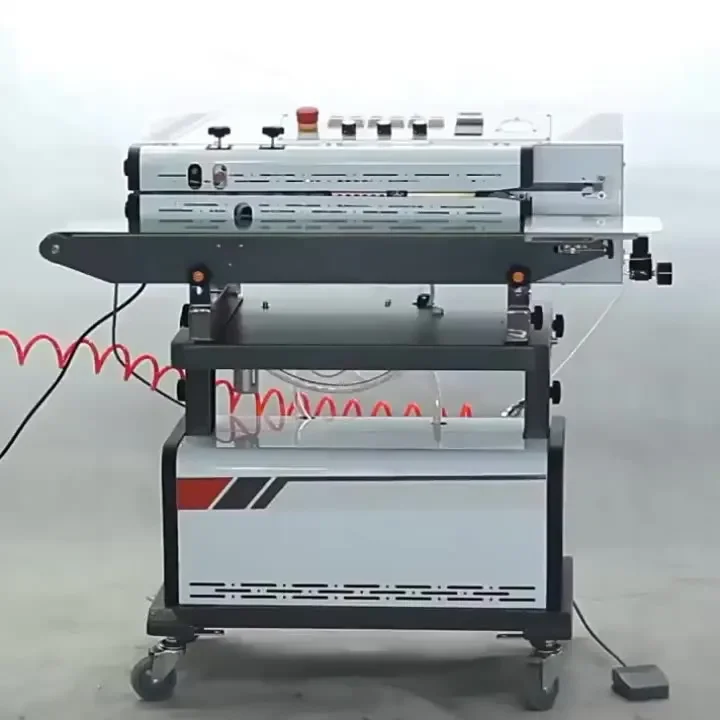 for LF1080 Continuous Vacuum Sealing Machine Air Suction Band Food Aluminum Sealer Automatic Code Printer