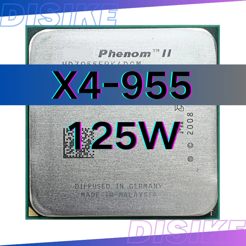 Phenom II X4 955 3.2 GHz 125w  Quad-Core HDZ955FBK4DGM / HDX955FBK4D Socket AM3