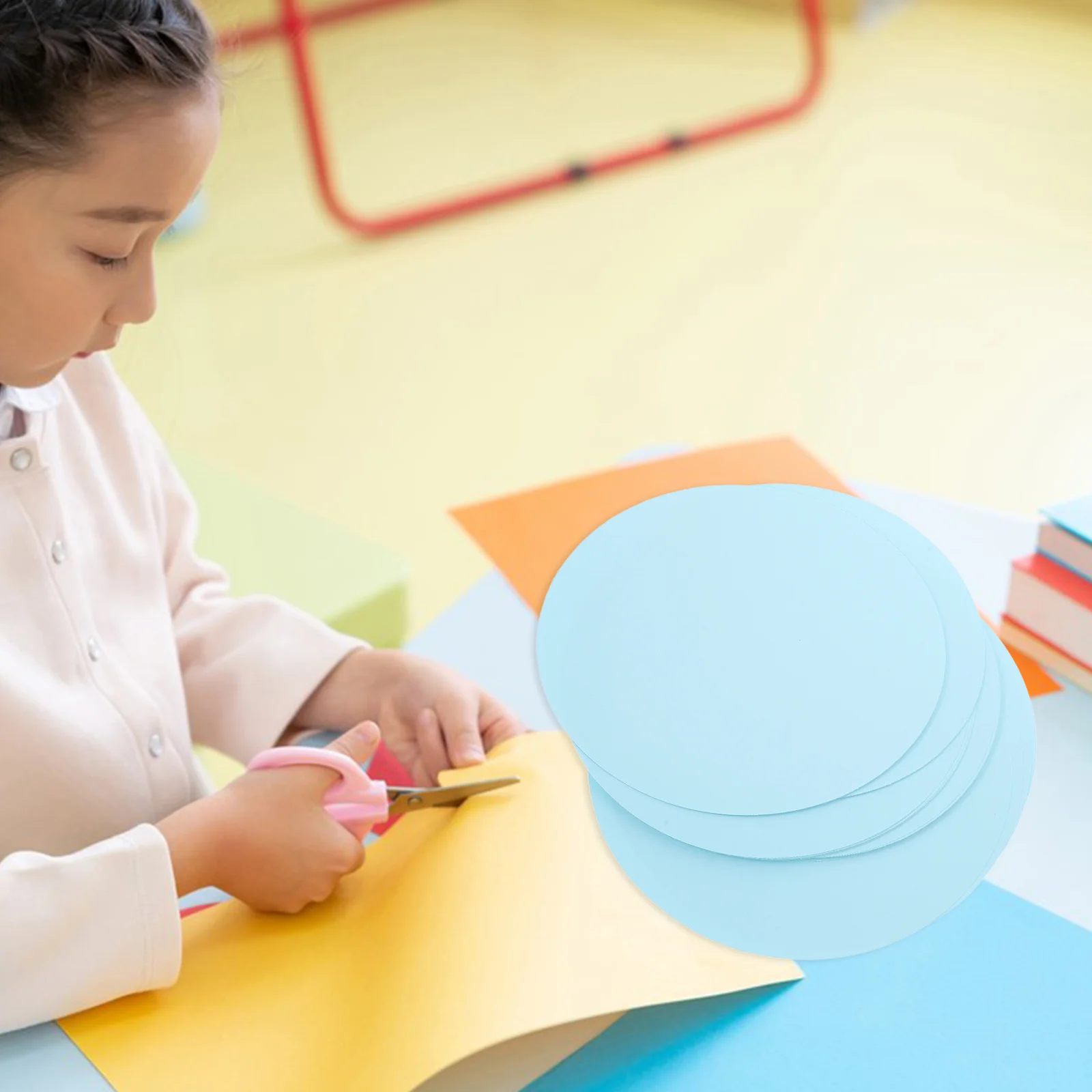 20 قطعة من الورق المقوى السميك المستدير DIY للأطفال أوراق رسم يدوية ورق رسم فارغ لتهنئة الفنانين والحرف اليدوية #6