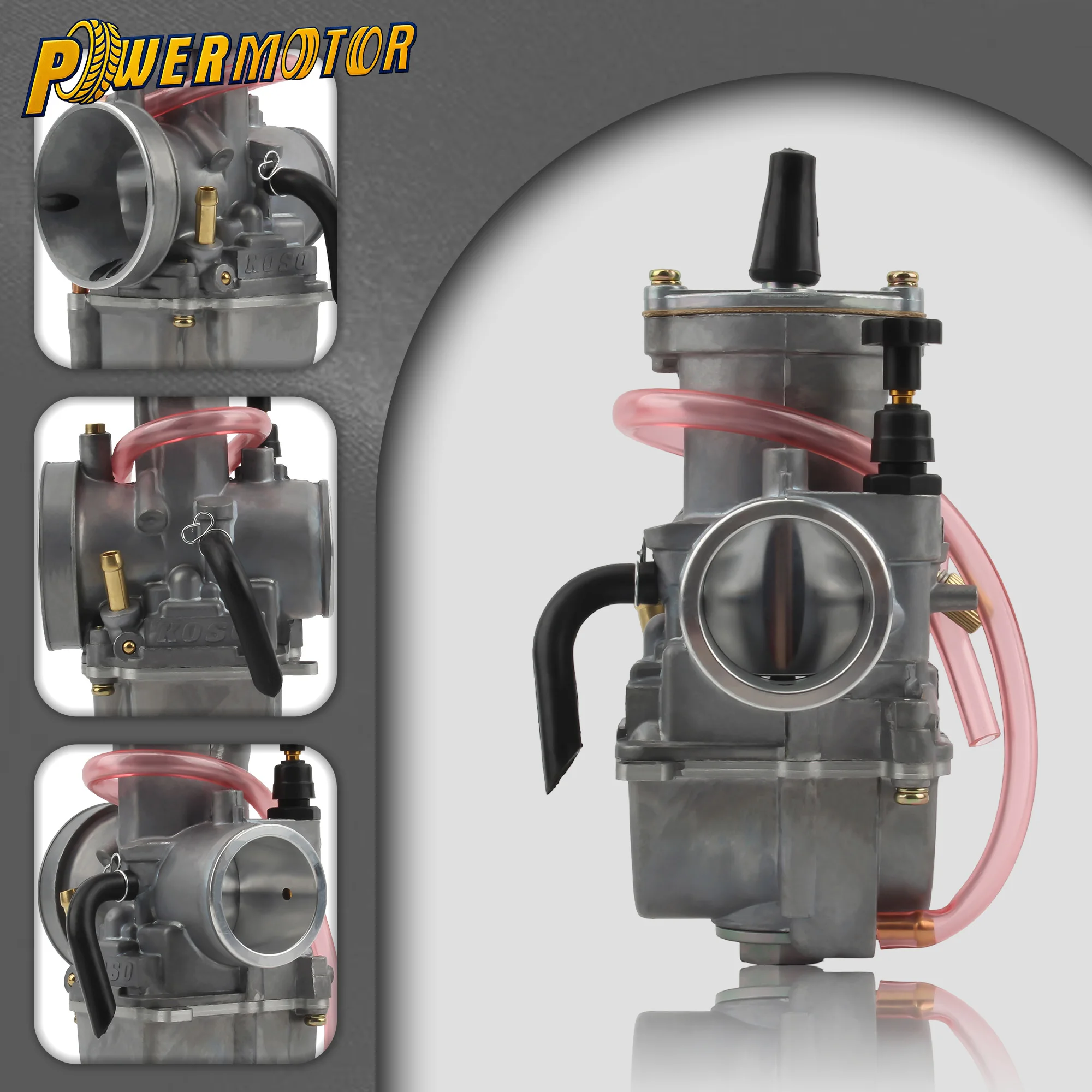

Universal Motorcycle PWK 28 30 32 34mm Carburetor With Power Jet 2T 4T For Yamaha Racing Mikuni Koso ATV Dirt Bike Carburetor