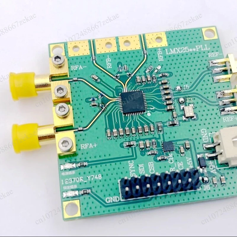 5.5GHz broadband frequency source LMX2582 phase-locked loop module, low noise support sweep