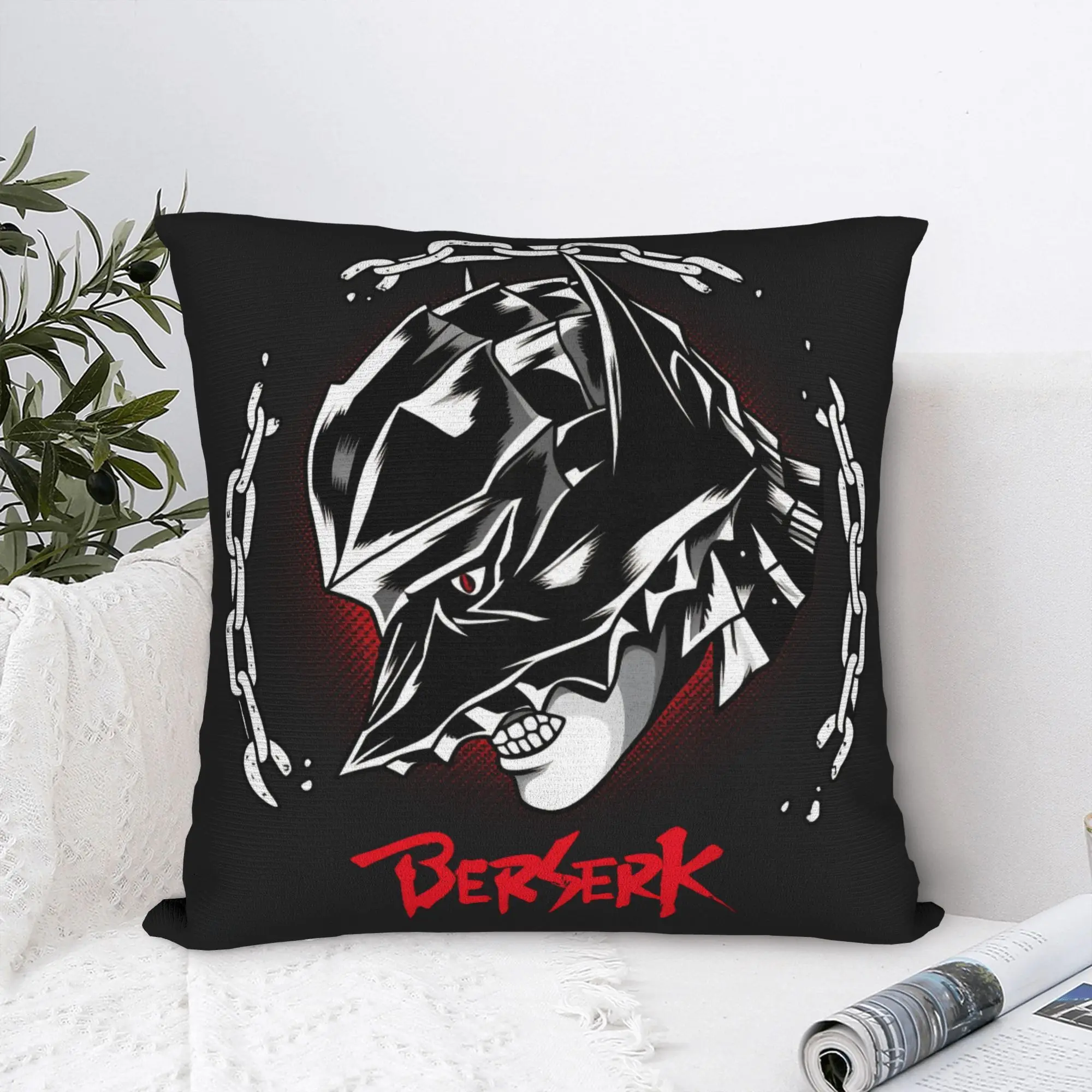 Pillow Case B-Berserks Square  Pillow Cover For Sofa Home Decoration Cute Funny Pillowcases