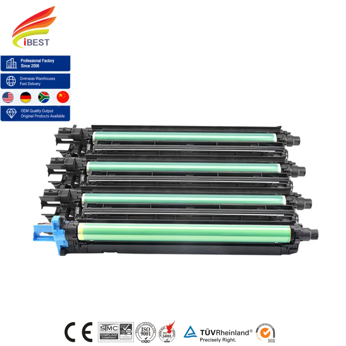 Compatible Drum Unit Konica Minolta Bizhub C226 256 266 C7222 7226 ADC225 C265 Compatible for Konica Minolta KM-DR215 KM-IU-215