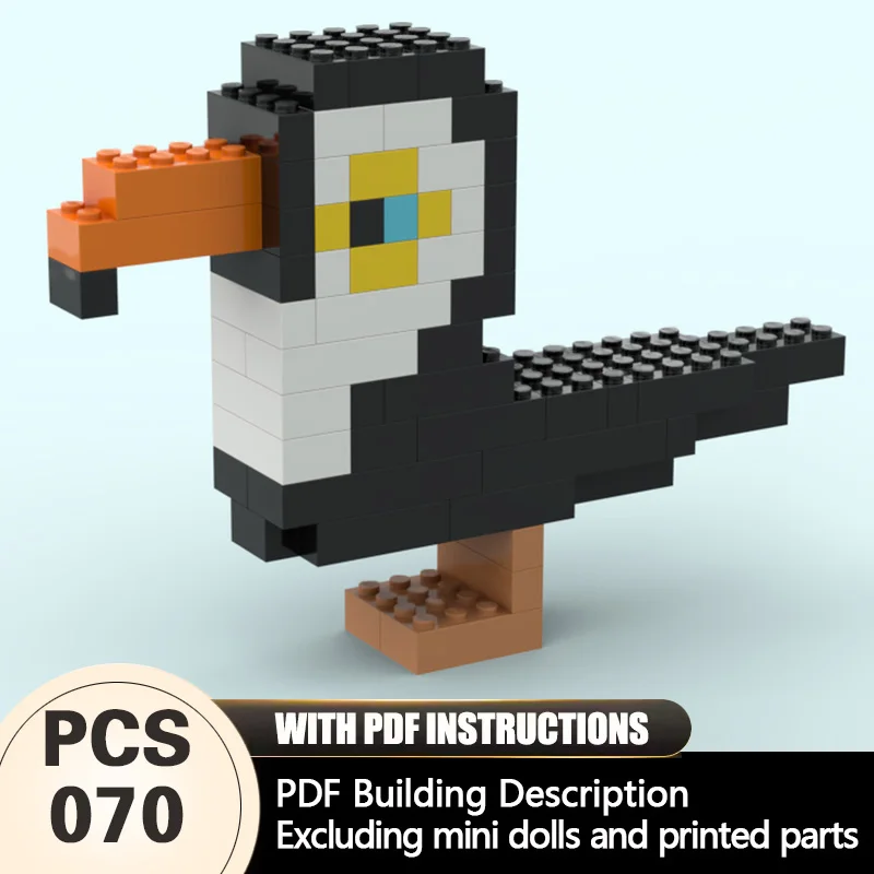 

Creators Animal Series Model MOC Building Bricks Toucan Bird Modular Technology Gifts Holiday Assemble Children Toys Suit