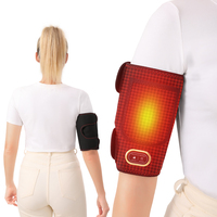 Portable Heated Arm Vibration Massager For Recovery ,Relief Muscle Pain ,Sports Injuries,Joint Warmth, Adjustable Brace, USB