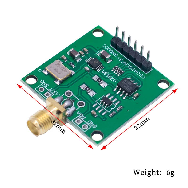 AD9833 DDS Signal Generator Module DC 0-12.5mhz SPI Square Triangle Sine Wave Output Digital Programmable Frequency and Phase