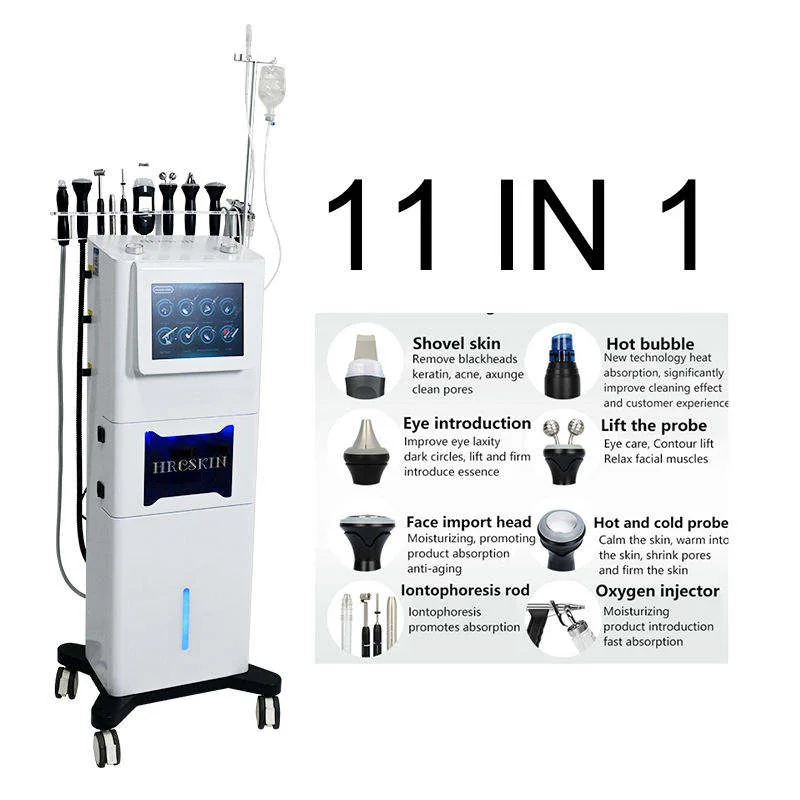 

11 In 1 Hydro Microdermabrasion Machine Water Oxygen Facial Lifting Firming Wrinkle Removal Skin Rejuvenation SPA Beauty Device