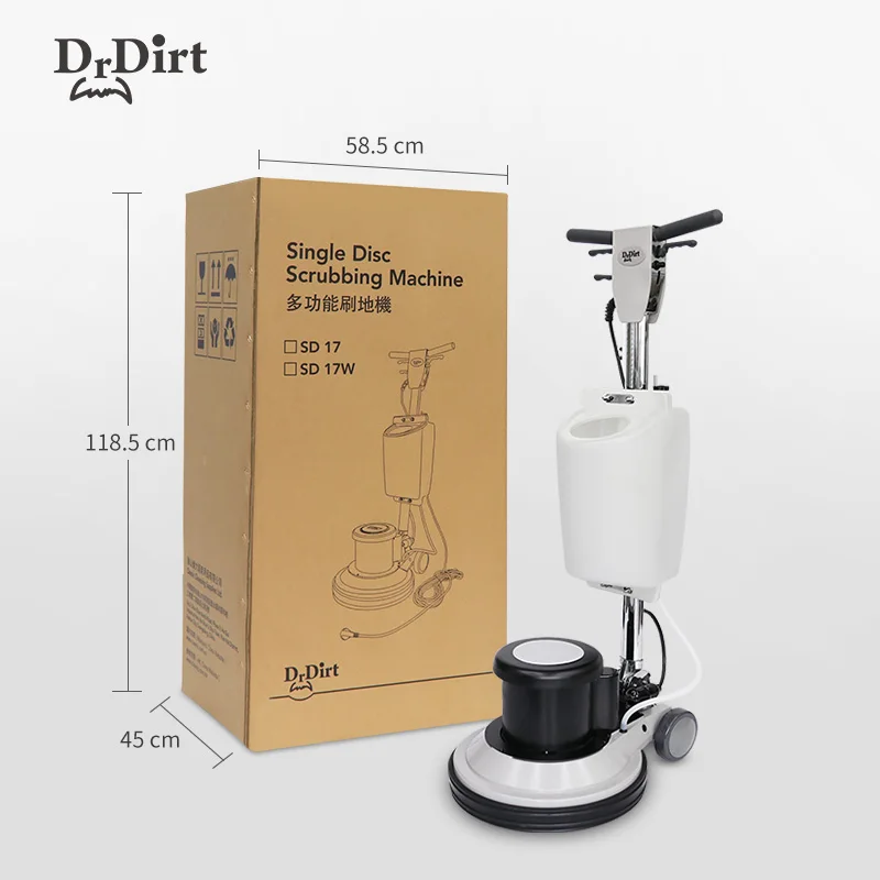 Lavapavimenti industriale certificata CE, lavapavimenti a disco singolo, per moquette di pavimenti in legno di pietra dura