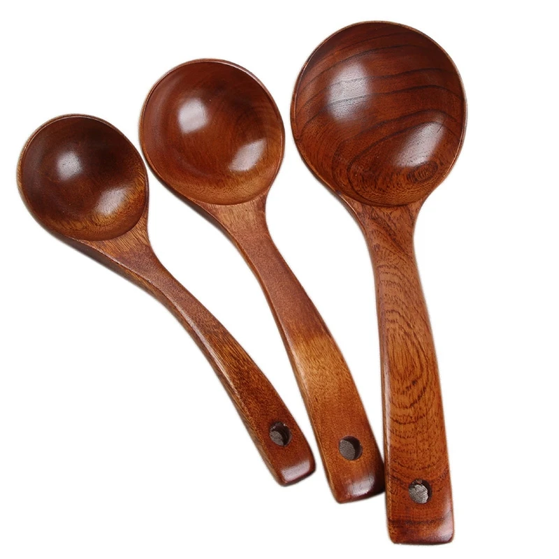 

Natural Solid Wood Spoon Dark Wood Spoon Wooden Spoon Hot Pot Spoon