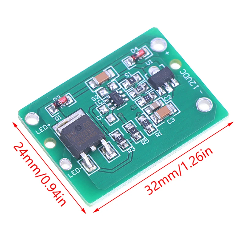 1Pc 12V Capacitive Touch Switch Sensor Module Push Button Touching Key Module Jog Latch DC 6-20V 3A TTP223