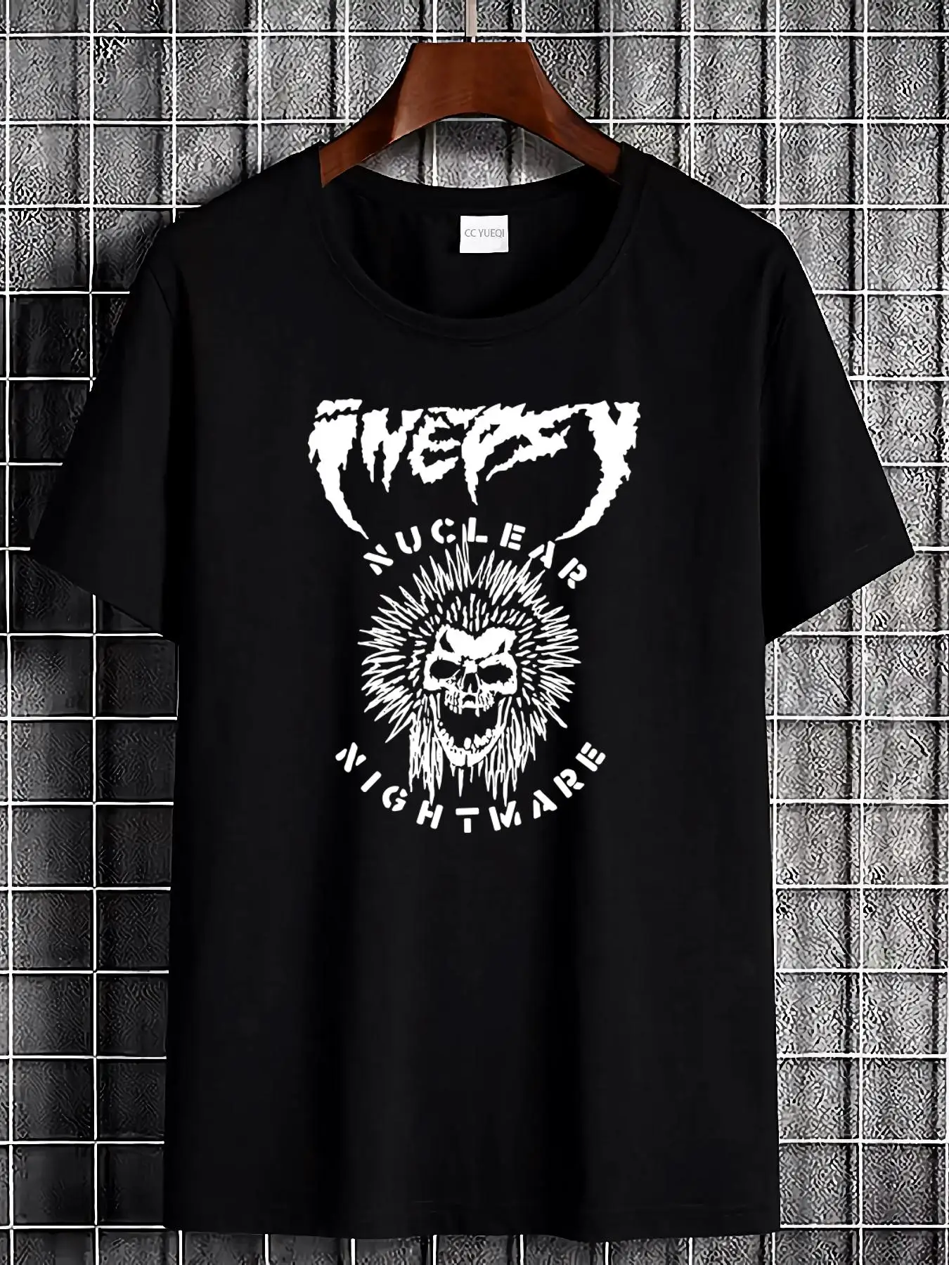 INEPSY Nuclear Nightmare T-Shirt, Grafikdesigner-Kleidung, lässiges Oberteil, Street-Style, leicht im Herrenstil, vielseitige Freizeitmode