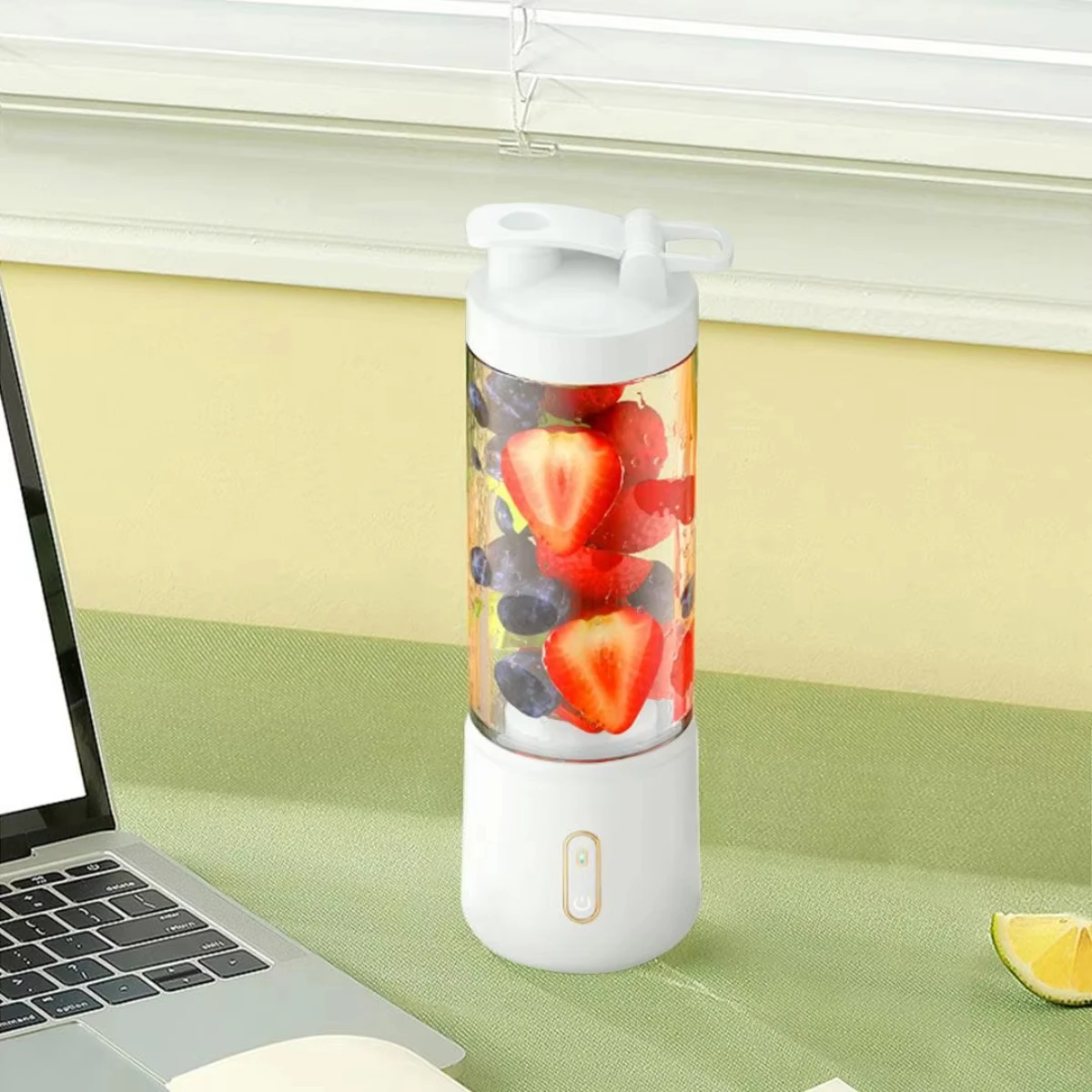 

Miwaing Portable Fruit Juice Blenders 12 Blades Summer Personal Mini Bottle USB Juicer Cup Machine Kitchen