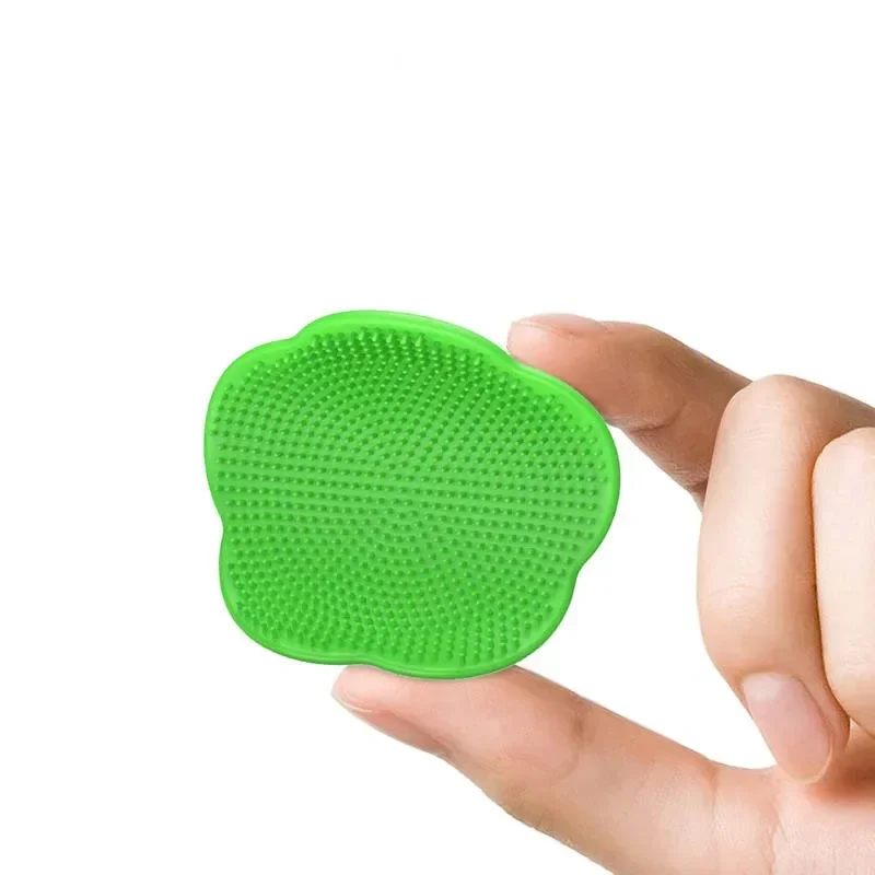 Silicone Baby Bathing Brush Infant Shampoo Comb Soft Fetal Head Fat Comb Baby Care Head Massager Newborn Hair Cleaning Supplies