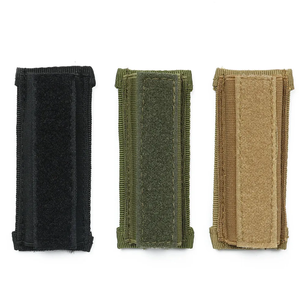 9mm Single Magazine Pouch, Elastic Tactical Mag Holder, Hook & Loop Compatible Quick Draw Holster for Vest
