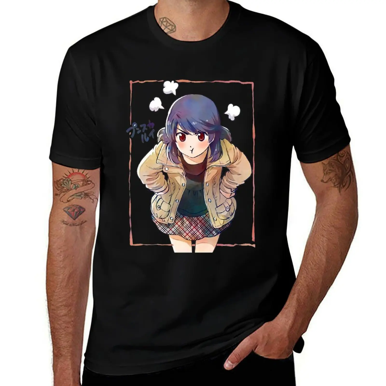 

Domestic Girlfriend : Cute Rui baka fanart ! T-Shirt t shirt man plain essential t shirt T-Shirt
