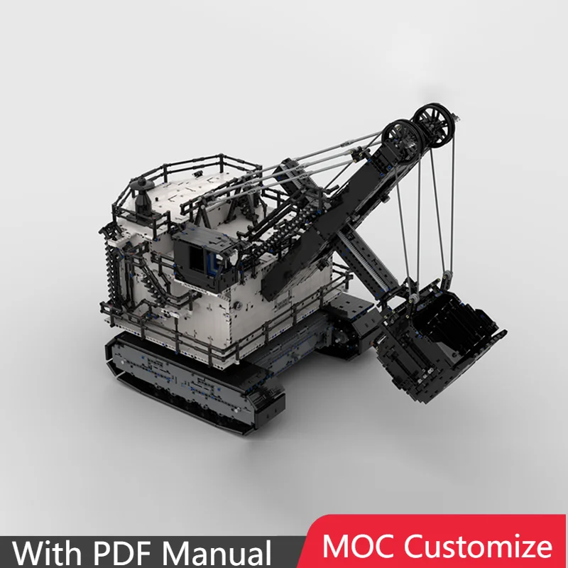 

10035 Pcs MOC High-Tech City Engineering Heavy Duty White Excavator Building Blocks Technology DIY Assembly Bricks Toys Kid Gift