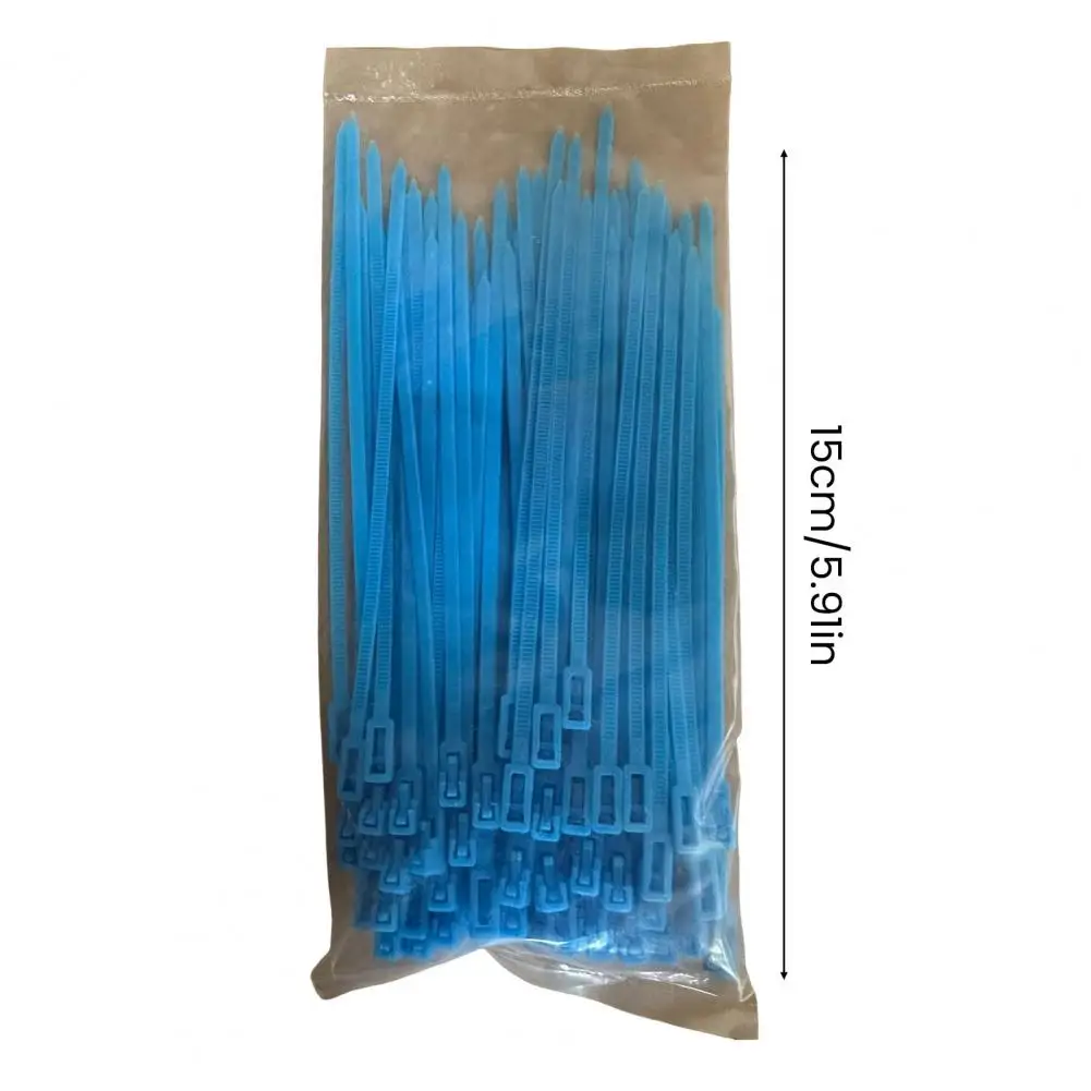 

15cm Cable Zip Ties Releasable Adjustable Nylon Cable Ties Multi-Purpose Self-Locking Plastic Wire Ties For Cord Managements